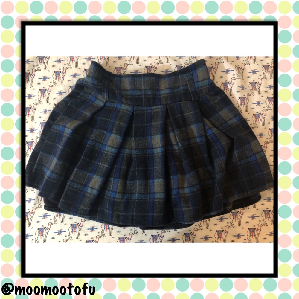 Flannel skirt